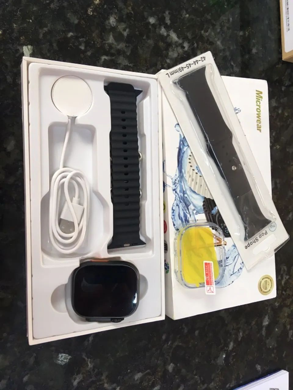 Relógio Smartwatch Microwear Ultra 4 - preto