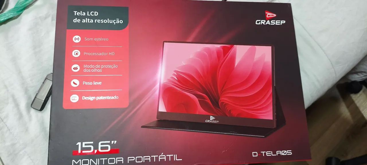 Monitor portátil grasep 15,6 polegadas - Foto 4