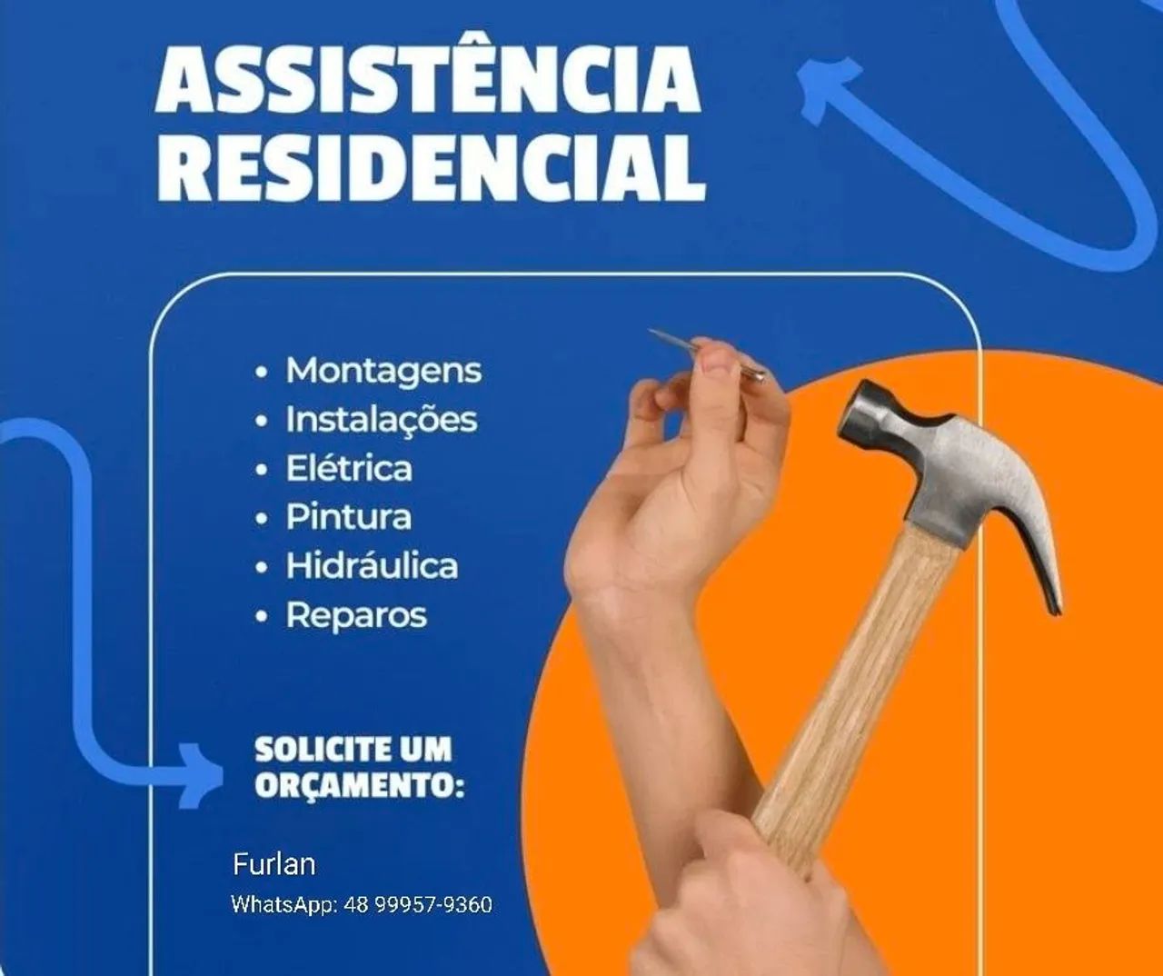 Serviços de manutenção e reparos residências 24h 