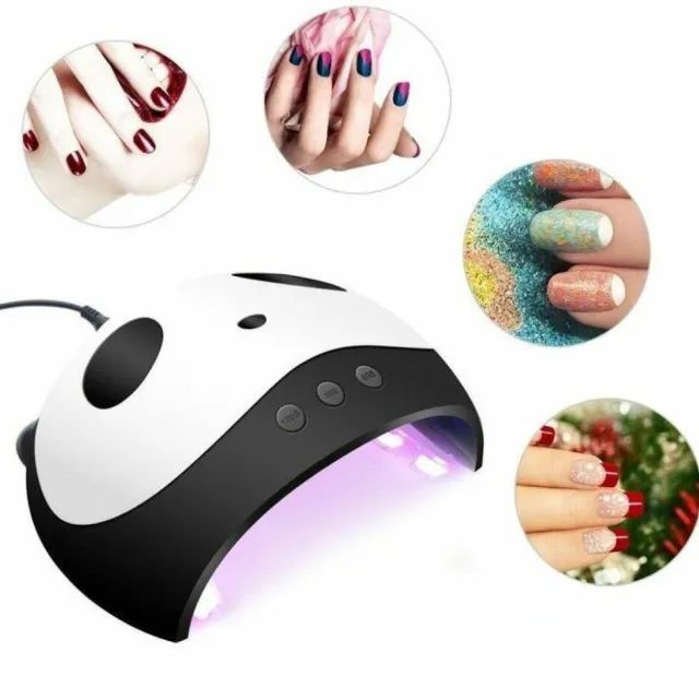 Cabine Led Uv 36w Digital Gel Acrígel Unhas Panda Bi-volt _ BE30 - Foto 2