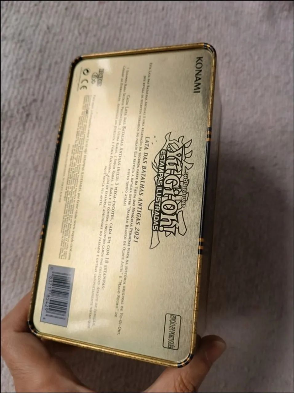 Lata Vazia de Cards Yu-Gi-Oh! - Batalhas Antigas 2021 - Deuses Egípcios ...
