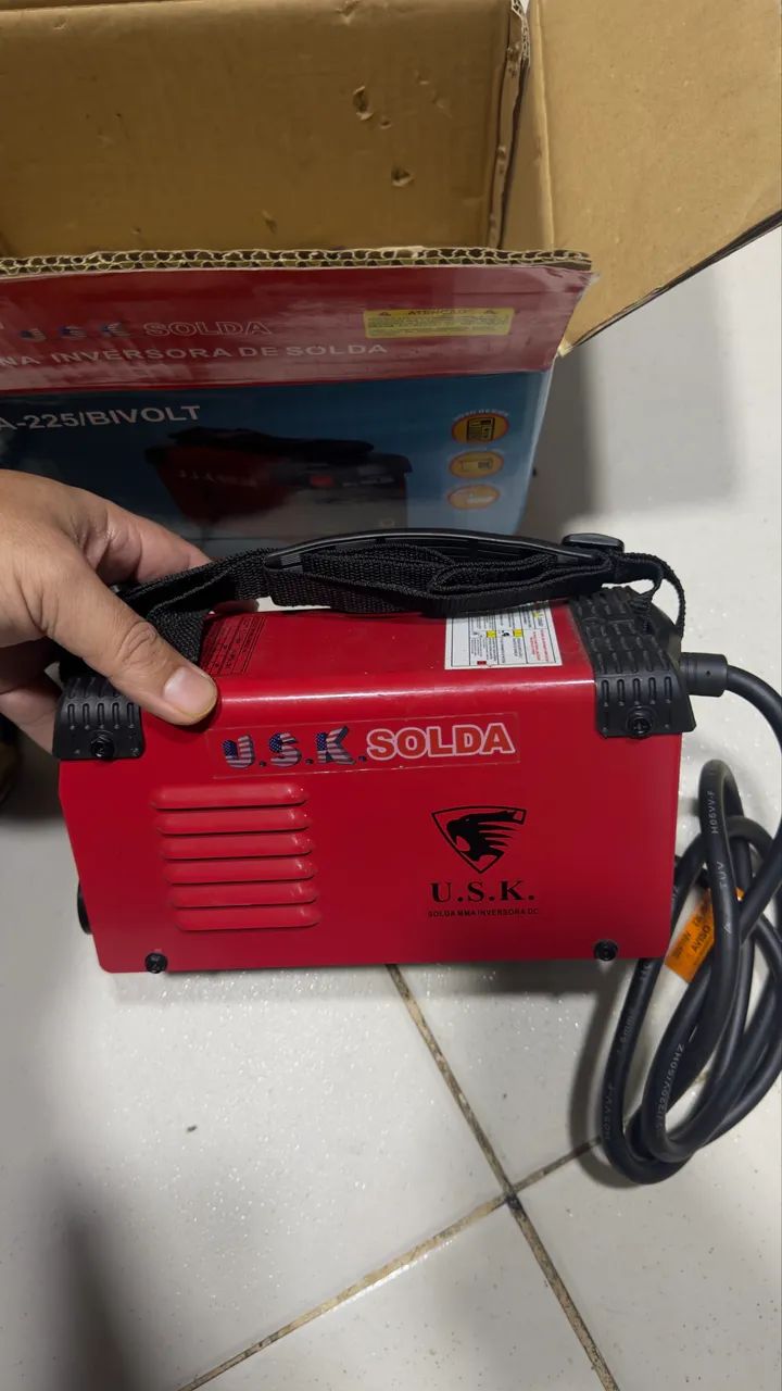 Máquina de solda MINI-225 bivolt  - Foto 6