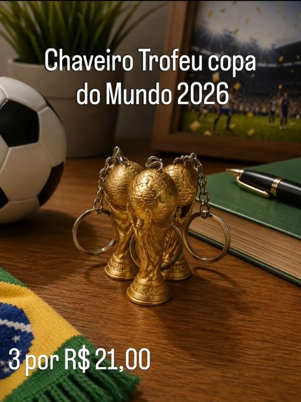 CHAVEIRO COPA DO MUNDO 2026 - Foto 2