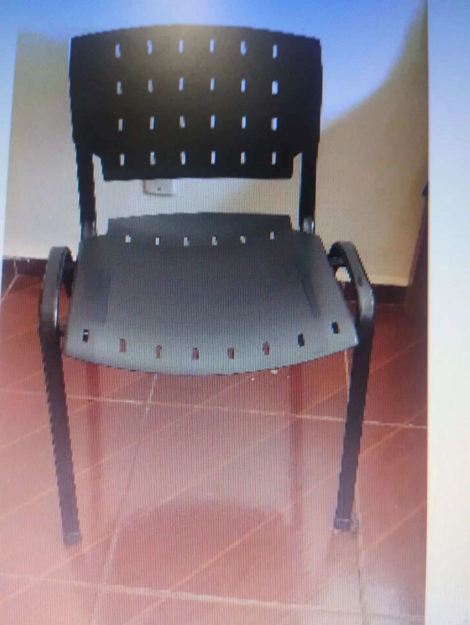 Vende-se 10(dez) Cadeiras ISO Fixa cor preta - Foto 3