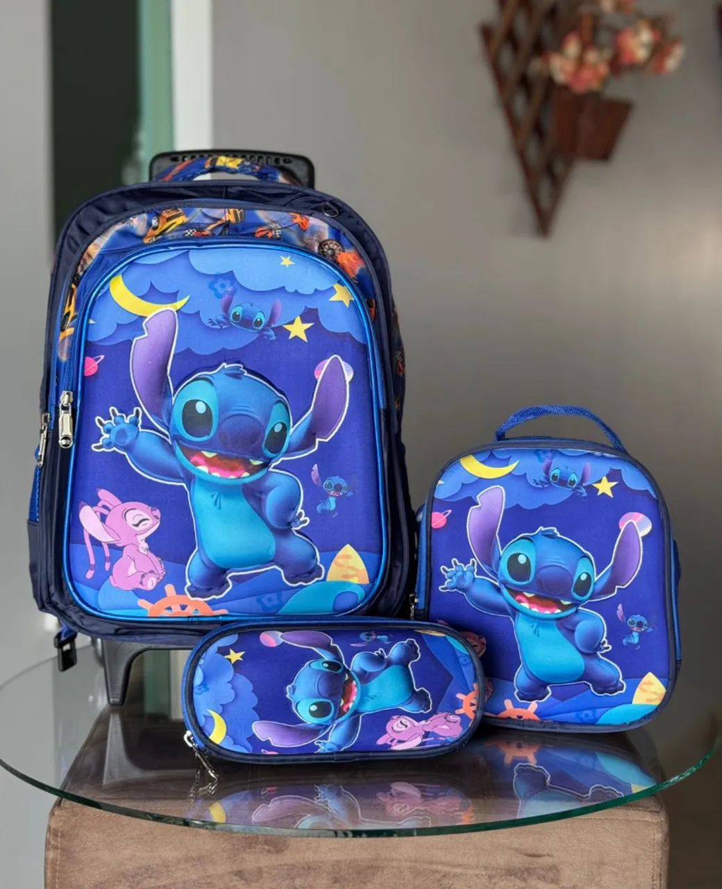 Mochilas de rodinhas com personagens infantis