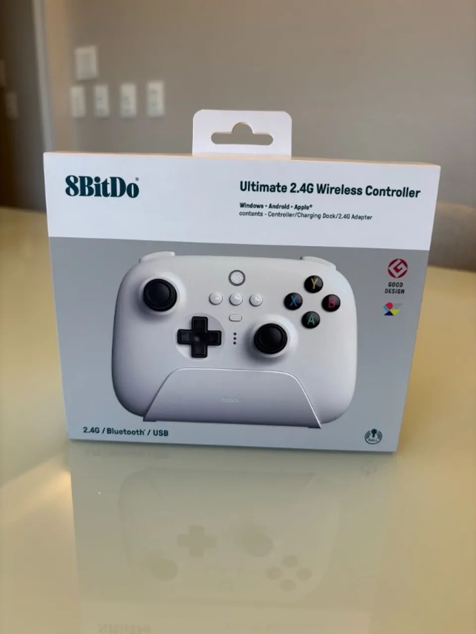 Controle 8BitDo Ultimate Hall Edition 2.4G Bluetooth