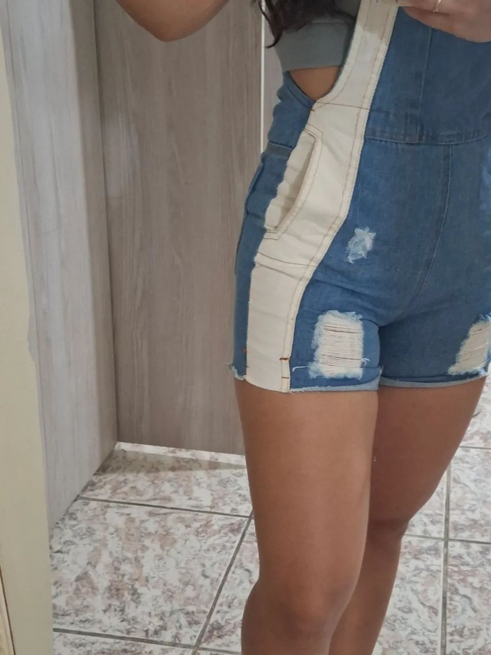 Macaquinho jeans. - Foto 4