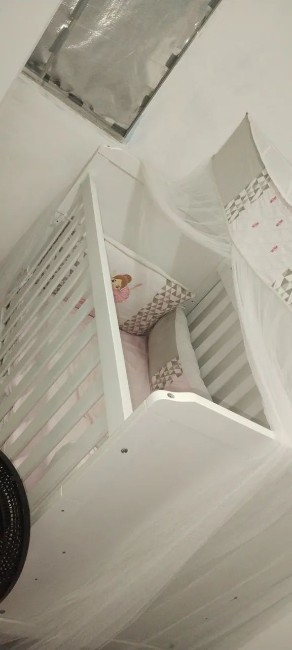 Berço cama com colchão 