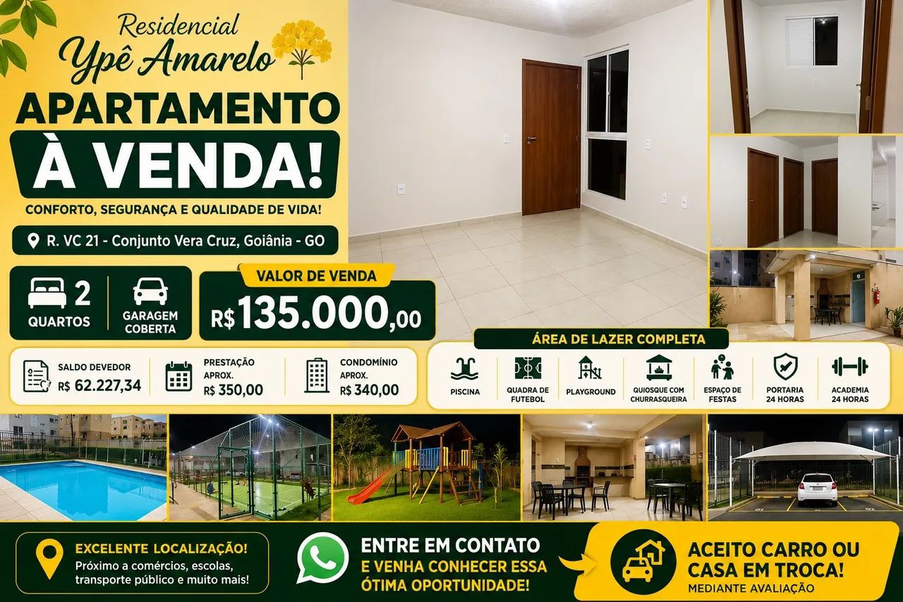 Agio Apartamento Ype Amarelo