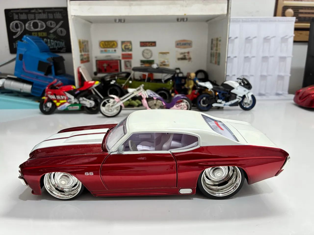 Miniatura chevelle SS faixa branca  - Foto 3