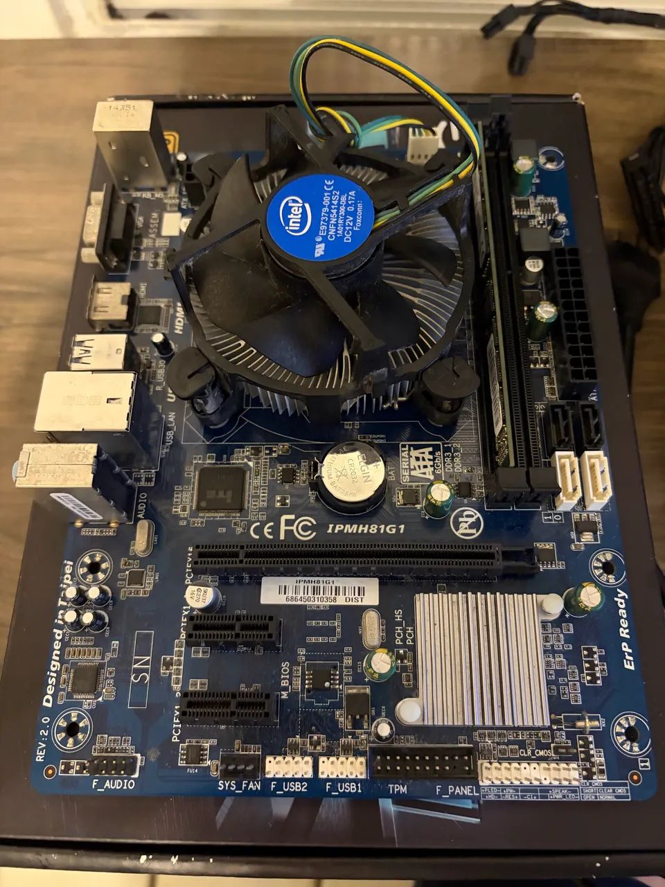Placa mãe H81 Celeron g3260 4gb DRR3 - Foto 2