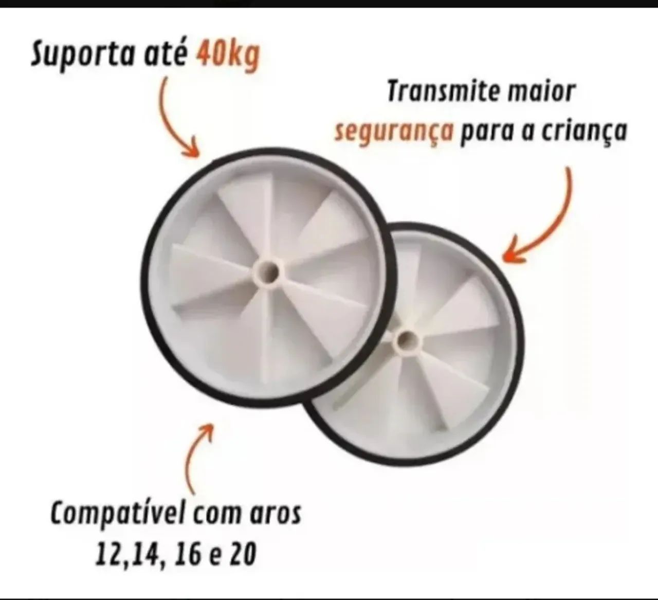 Rodinhas para  bicicleta - Foto 2