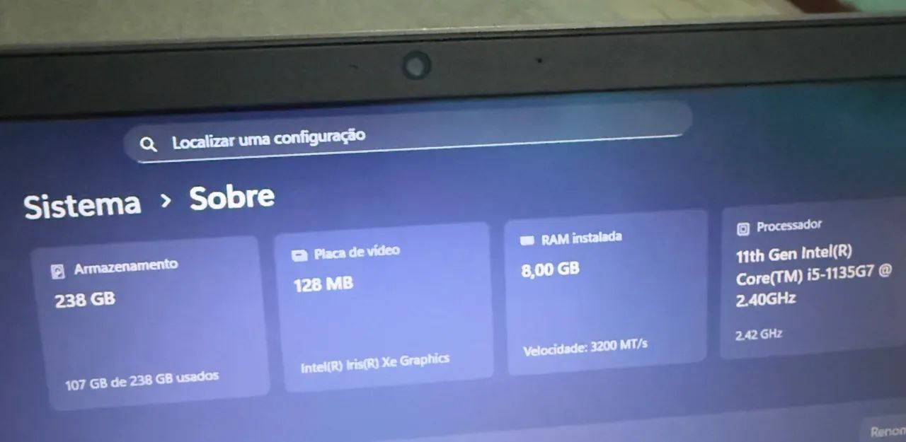 Notebook Samsung galaxy book4