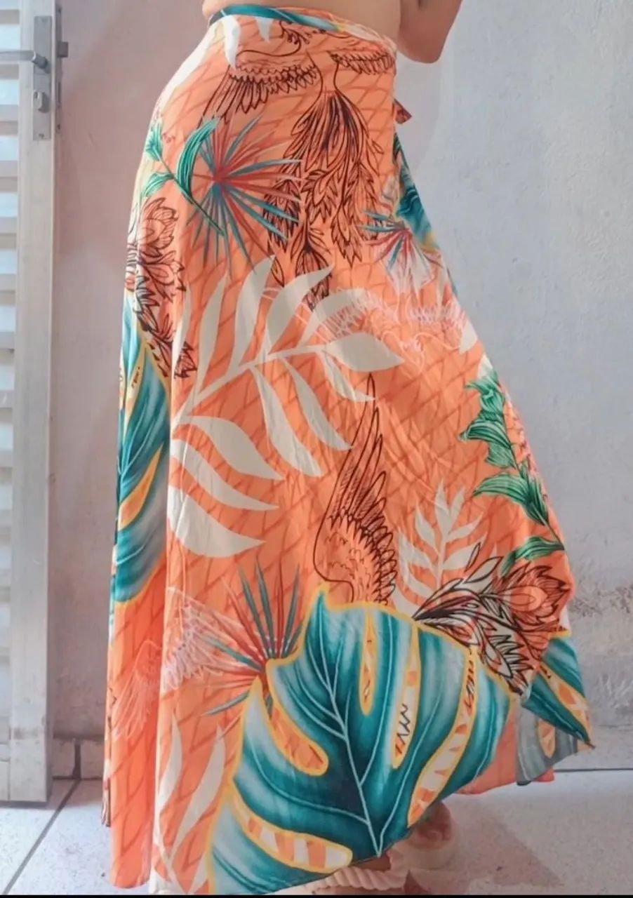 Saía transpassada veste ate o Tam G - Foto 3