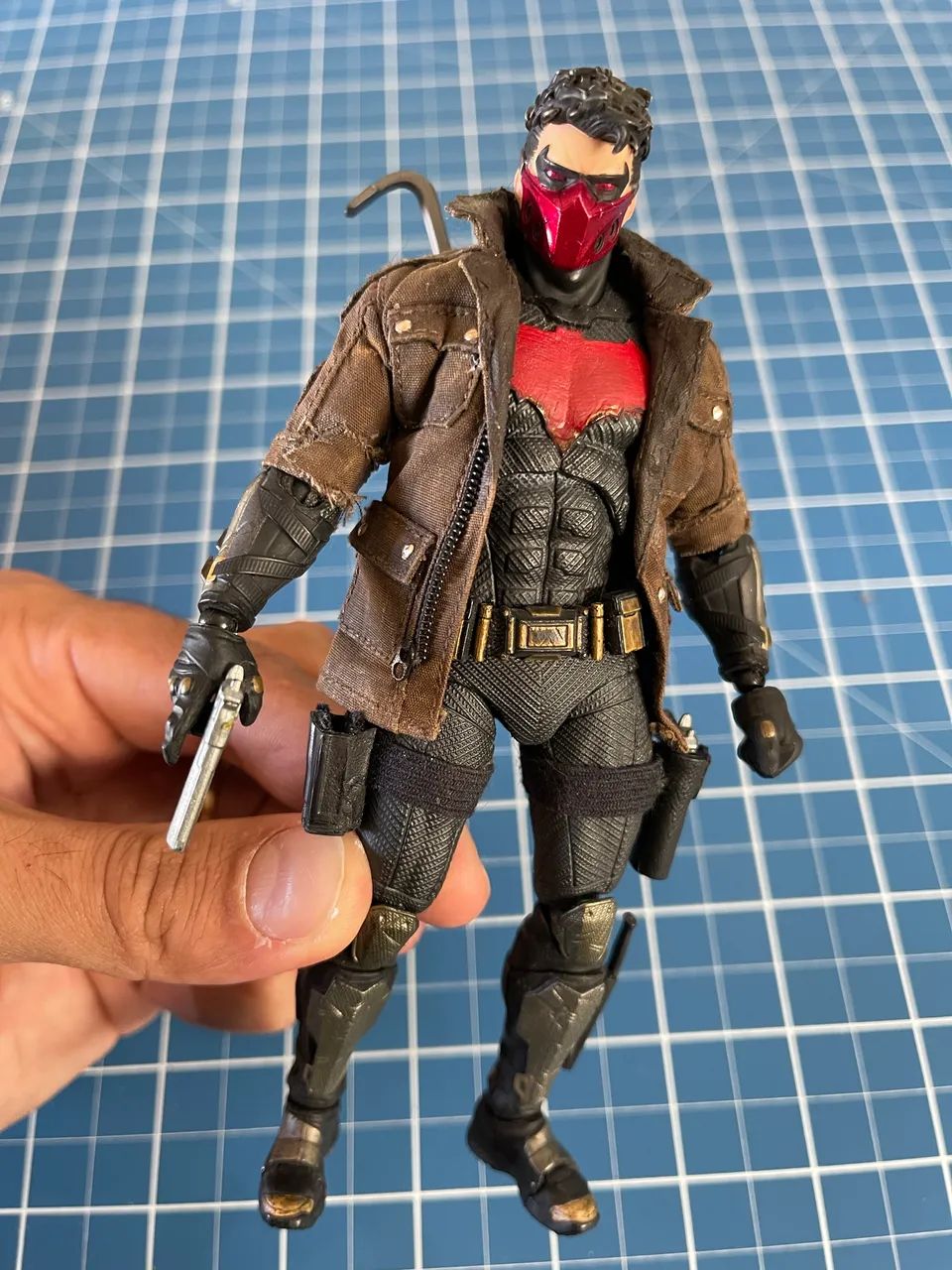 Capuz vermelho custom - Feito com linha mafex originais  - Foto 4