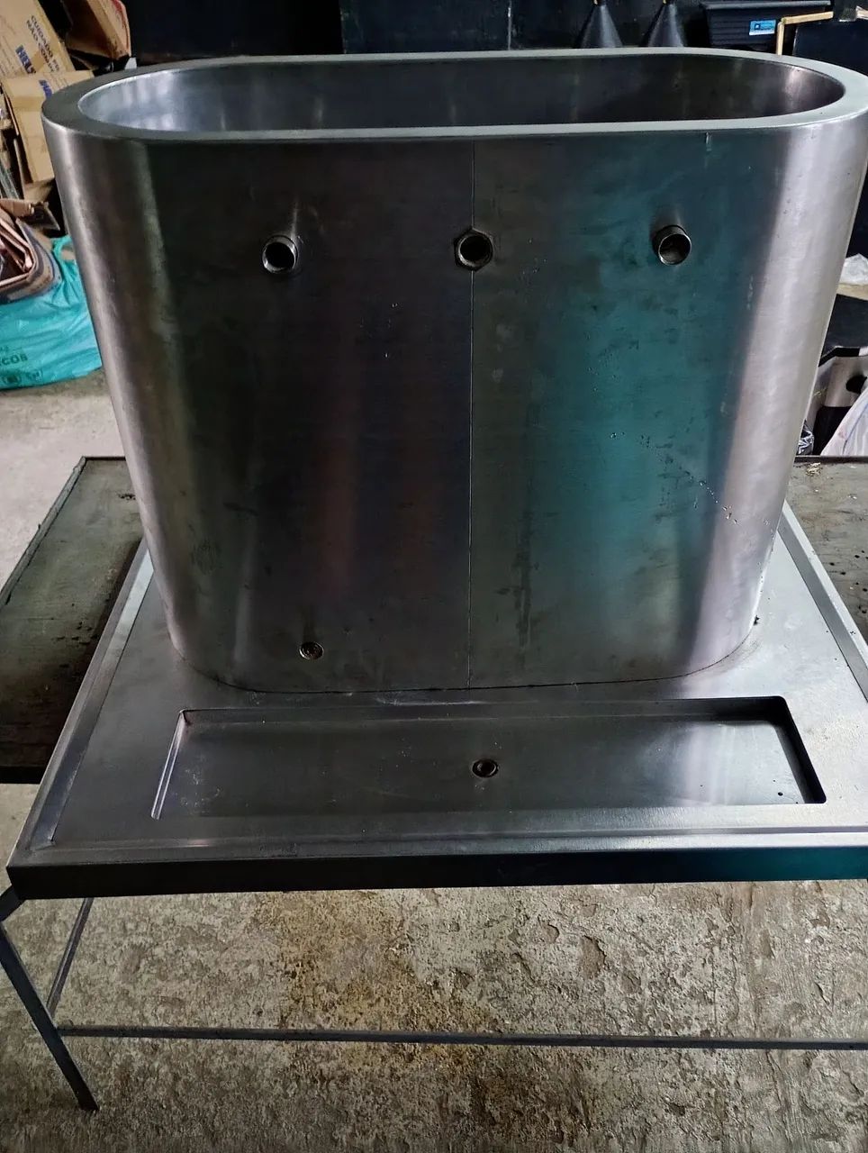 CHOPEIRA A GELO 3 VIAS INOX 