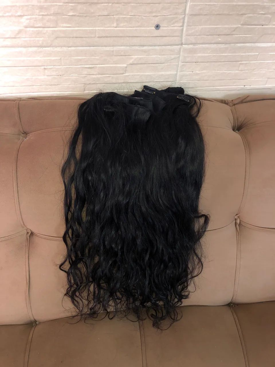 Cabelo humano 65 cm 200g  - Foto 2
