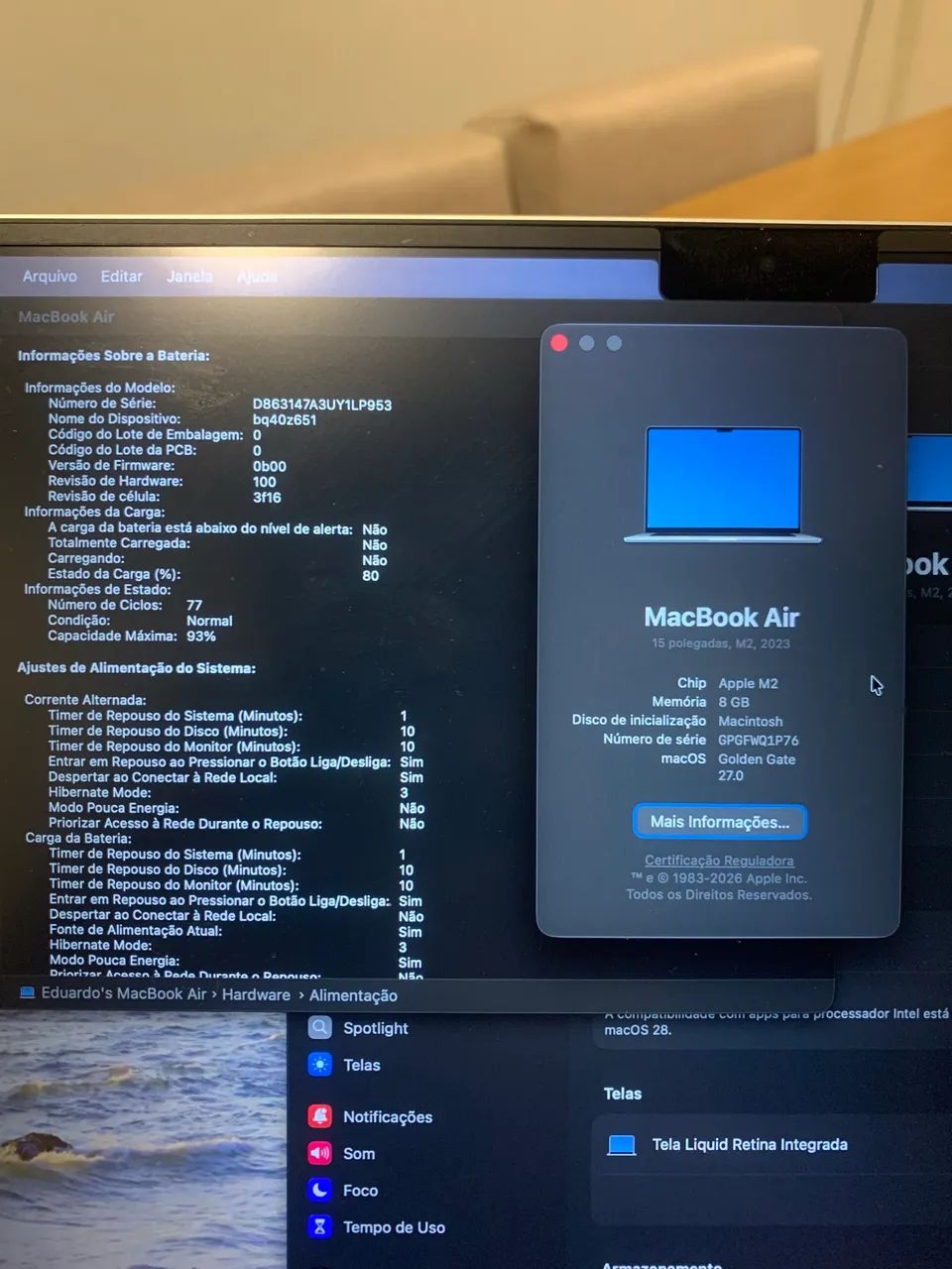 MacBook Air M2 15pol - Foto 2