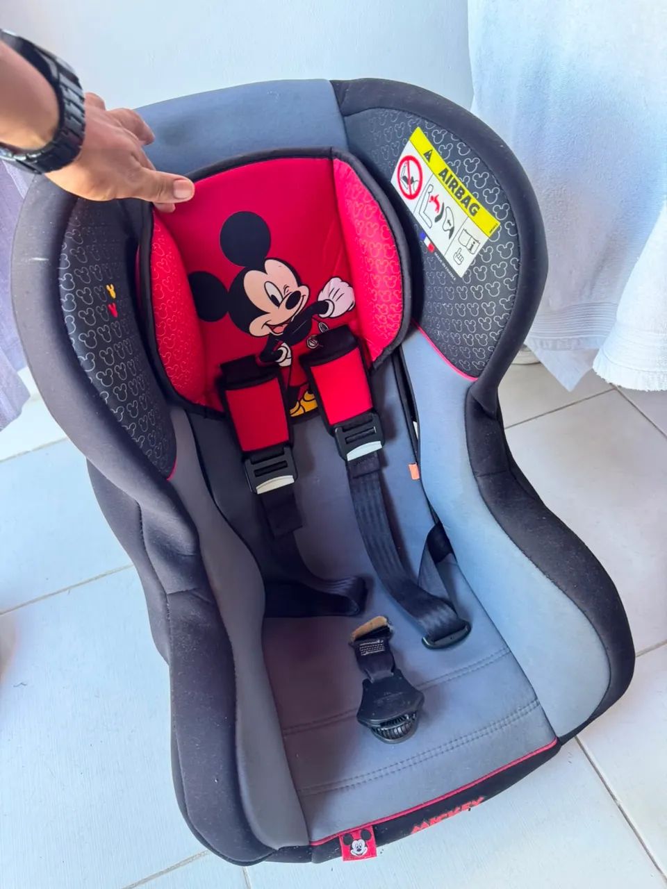 Cadeirinha para carro reclinável 