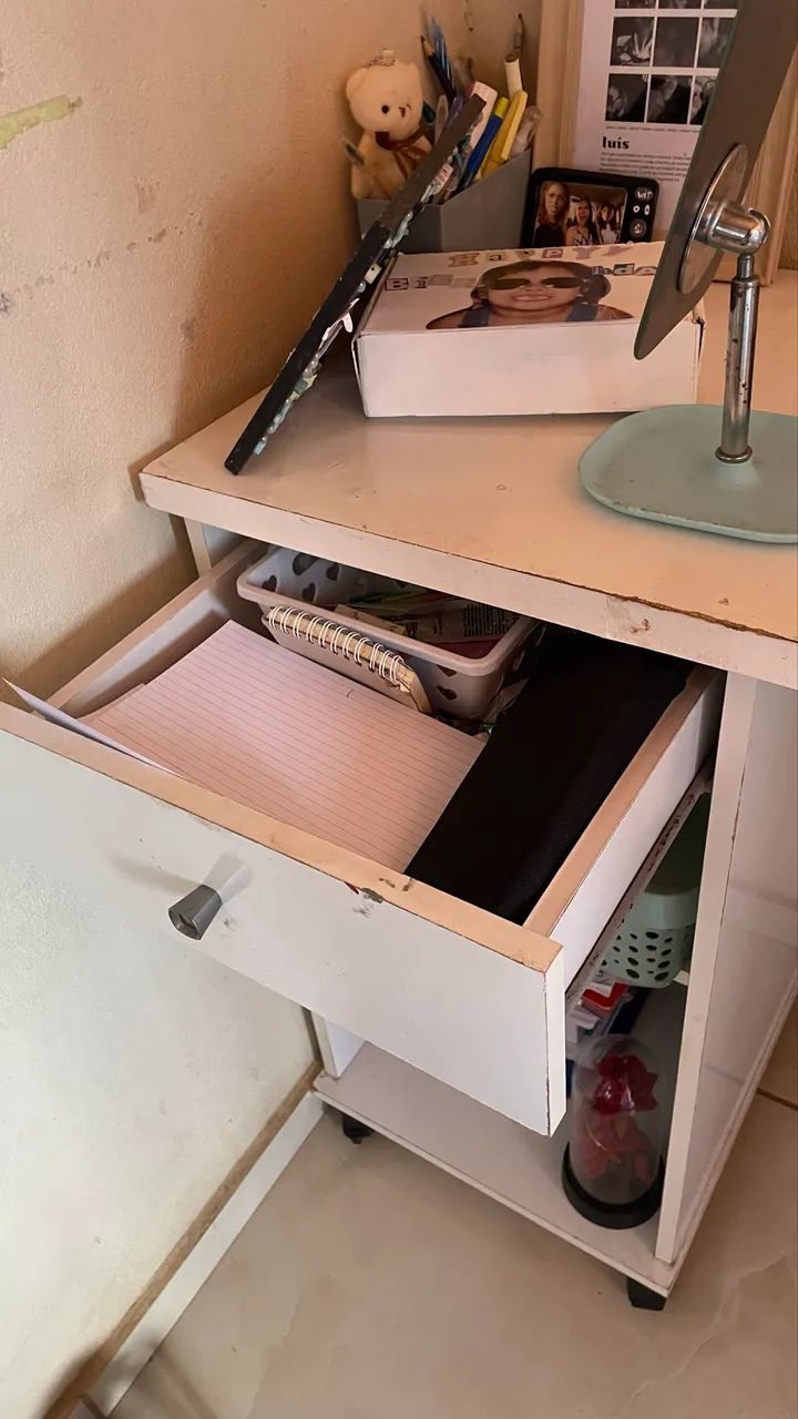 escrivaninha branca - Foto 2