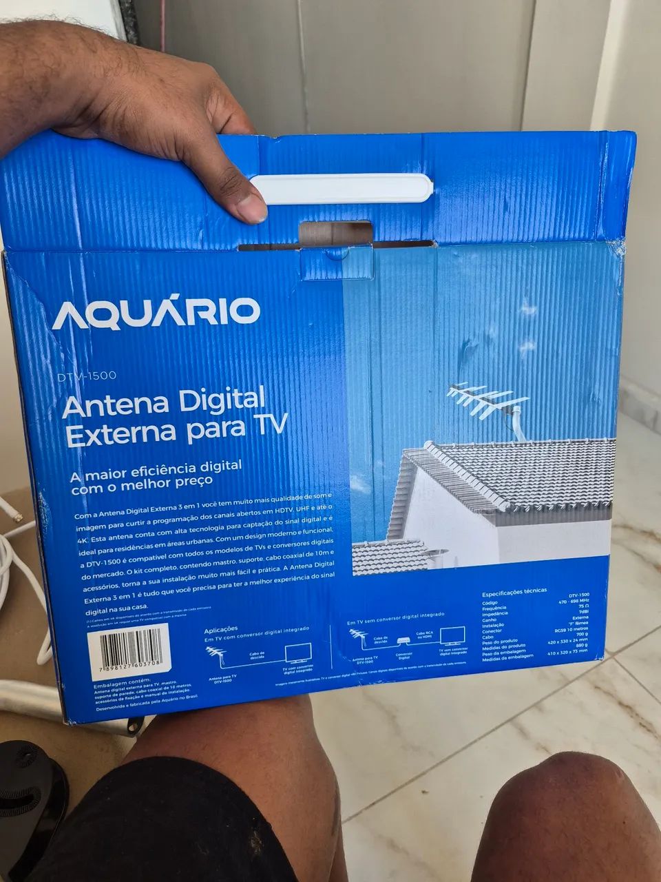 Antena externa de TV digital  - Foto 3