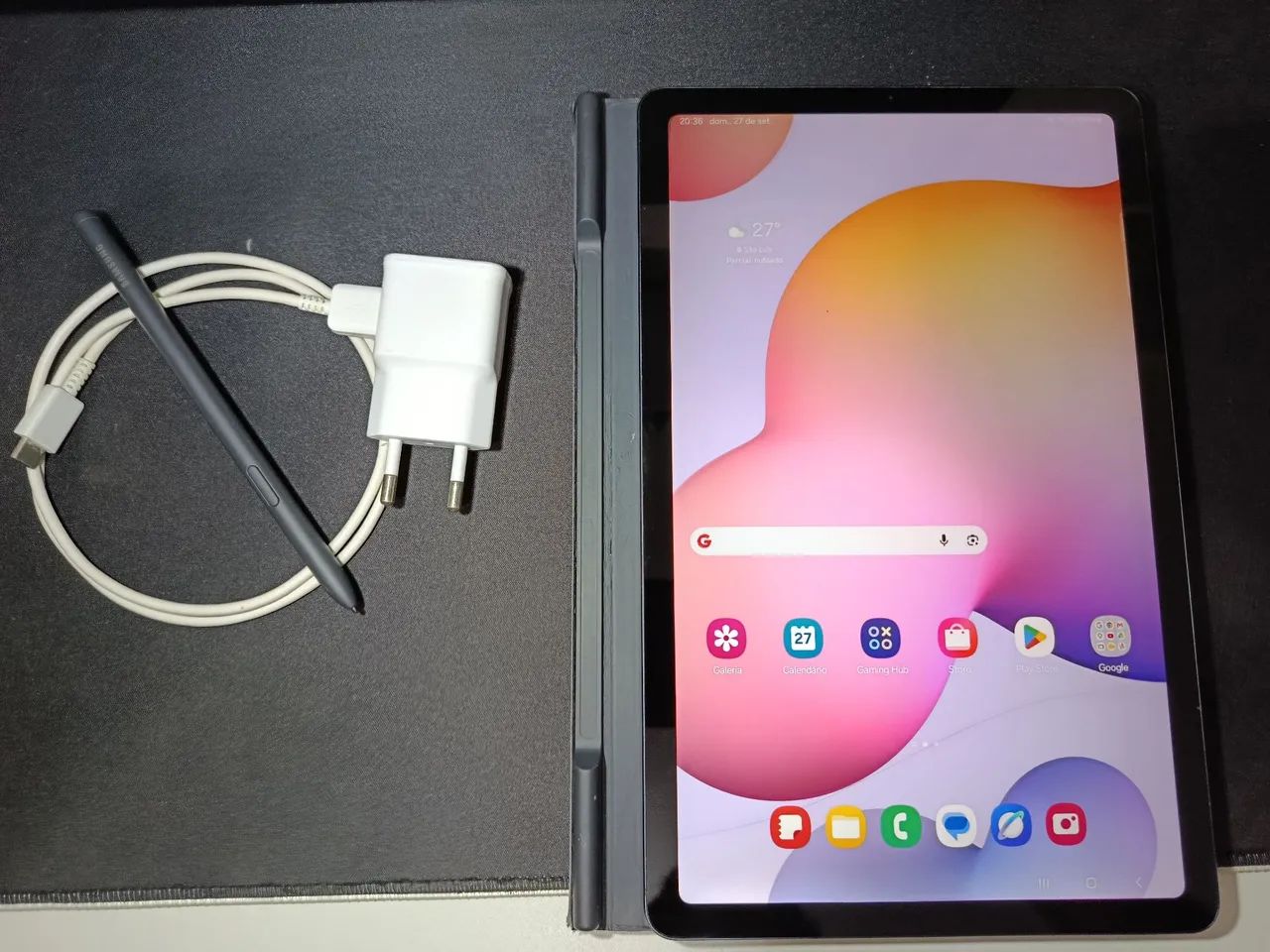 Samsung Galaxy Tab S6 Lite 128GB + 4G LTE | Com S Pen e Capa | 100% Funcional