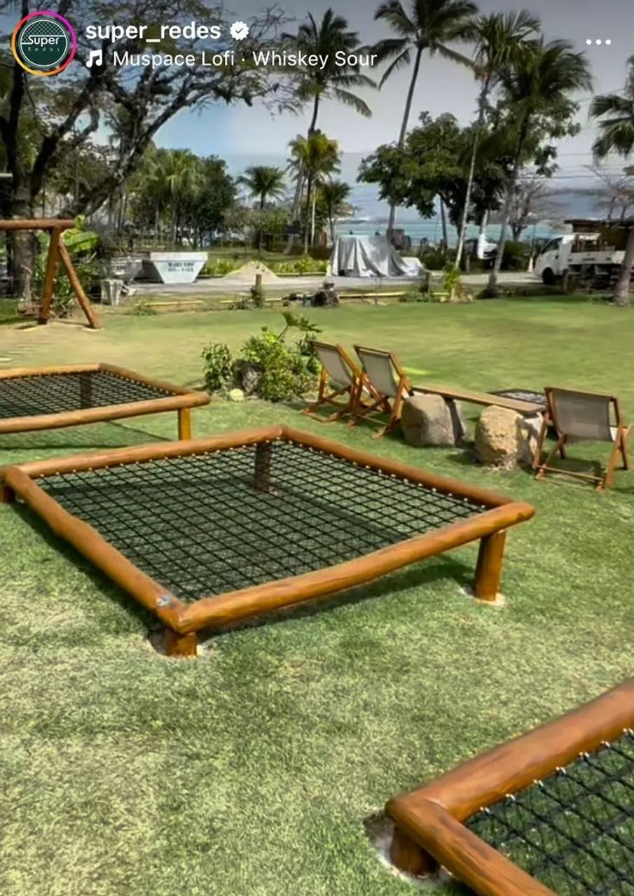 Base para rede madeira 