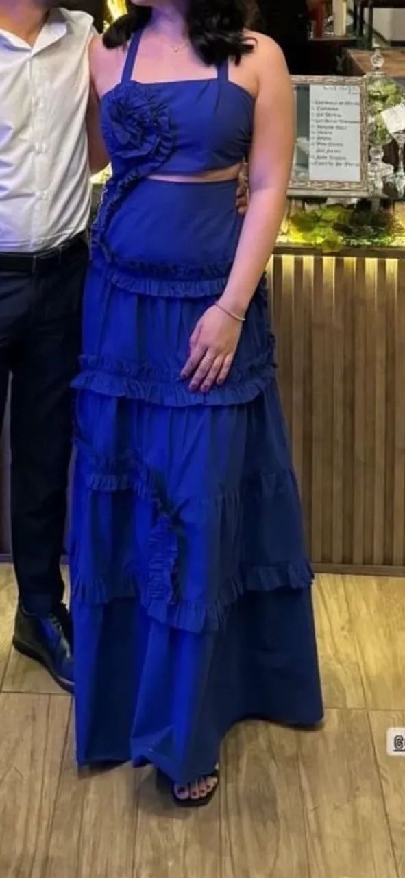 Vestido longo usado 2x - Foto 2