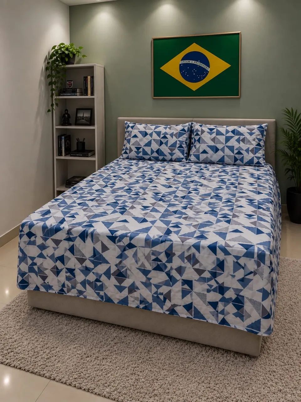 COLCHA DE CAMA ESTAMPADA CASAL, QUEEN, KING. NOVA - Foto 3