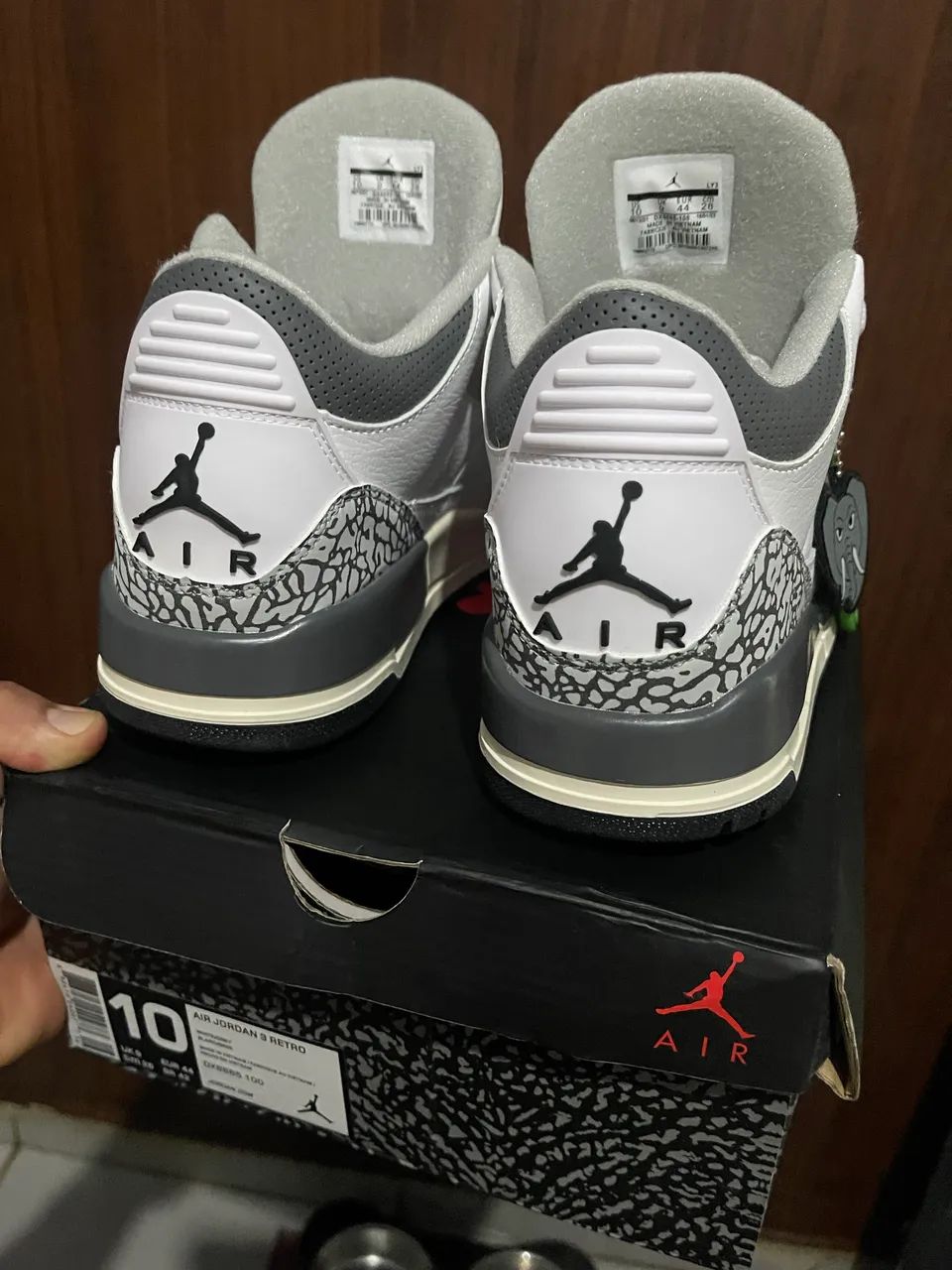 Air Jordan 3 White/Gray - Foto 2