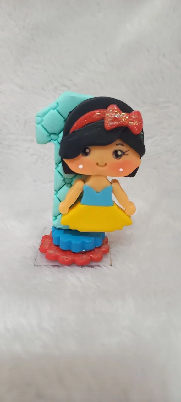 Vela de biscuit simples personalizada  - Foto 3