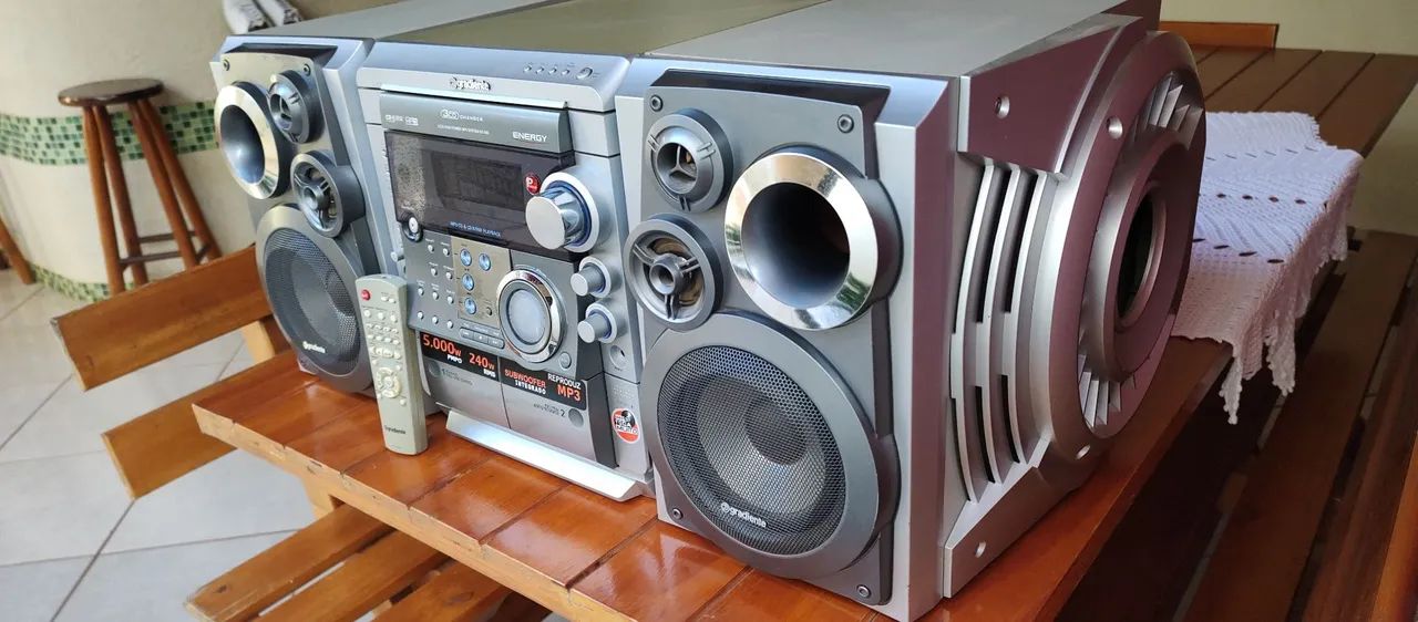 Mini system gradiente AS-580 Aiwa Philips gradiente panasoni sony jvc cce Sharp pioneer  - Foto 2