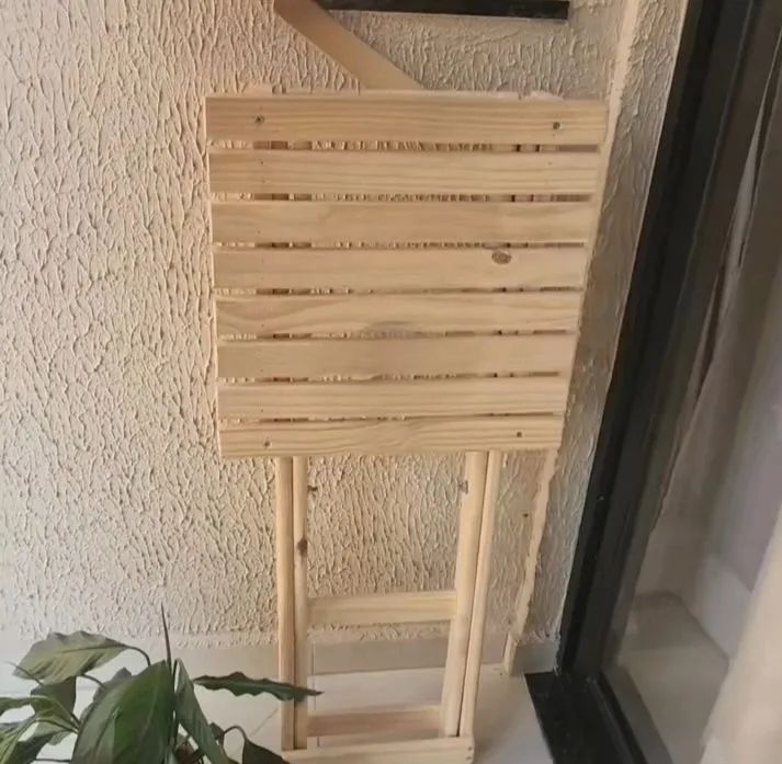 Mesa dobrável em pinus - Foto 4