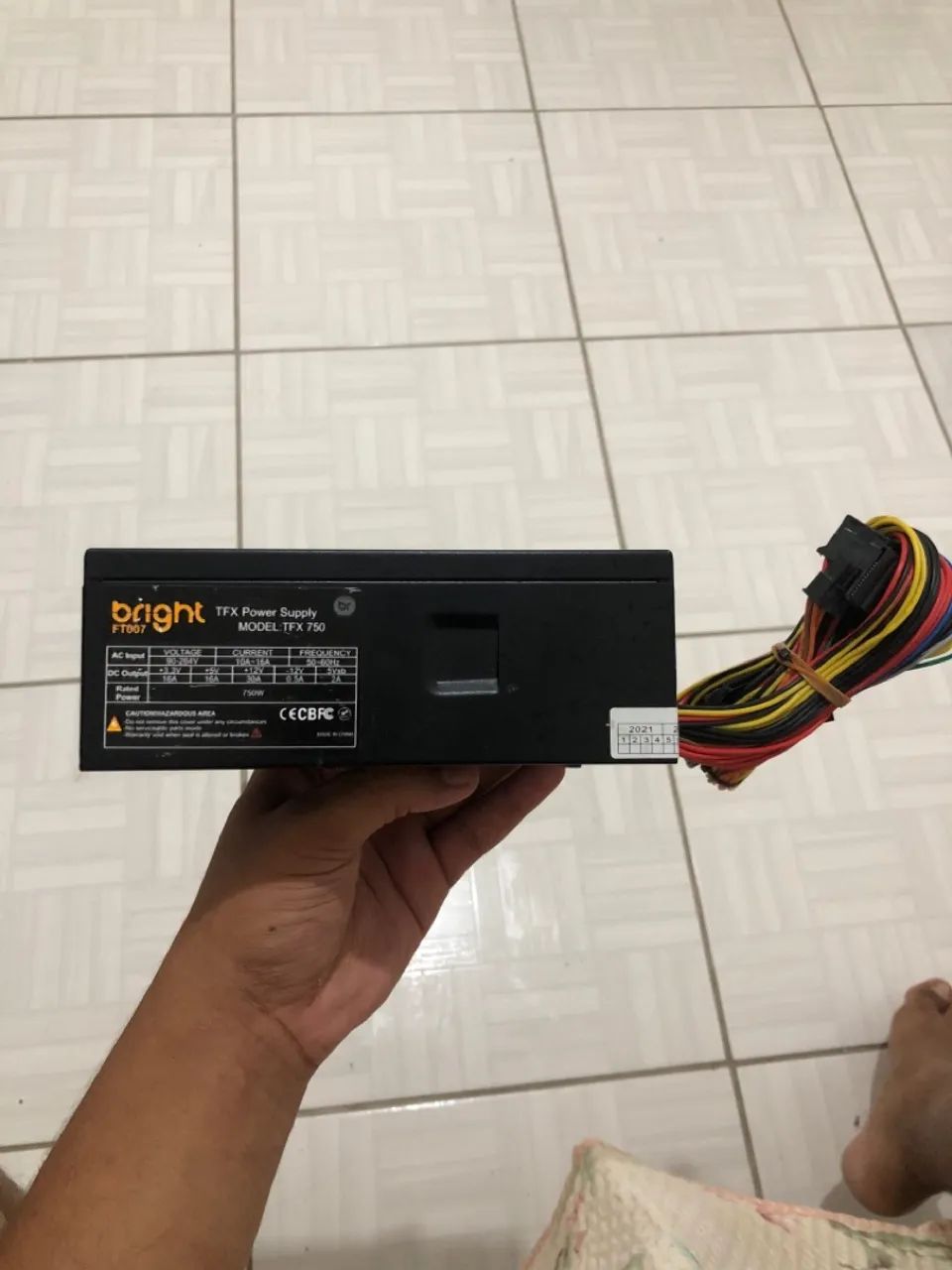 Fonte tfx brigth 750w