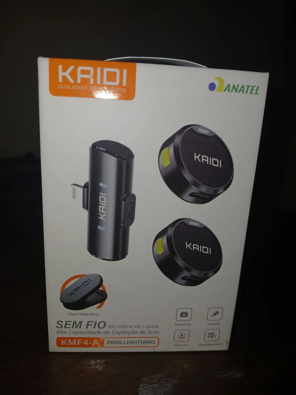 Microfone Lapela para iPhone (Entrada Lightnin)