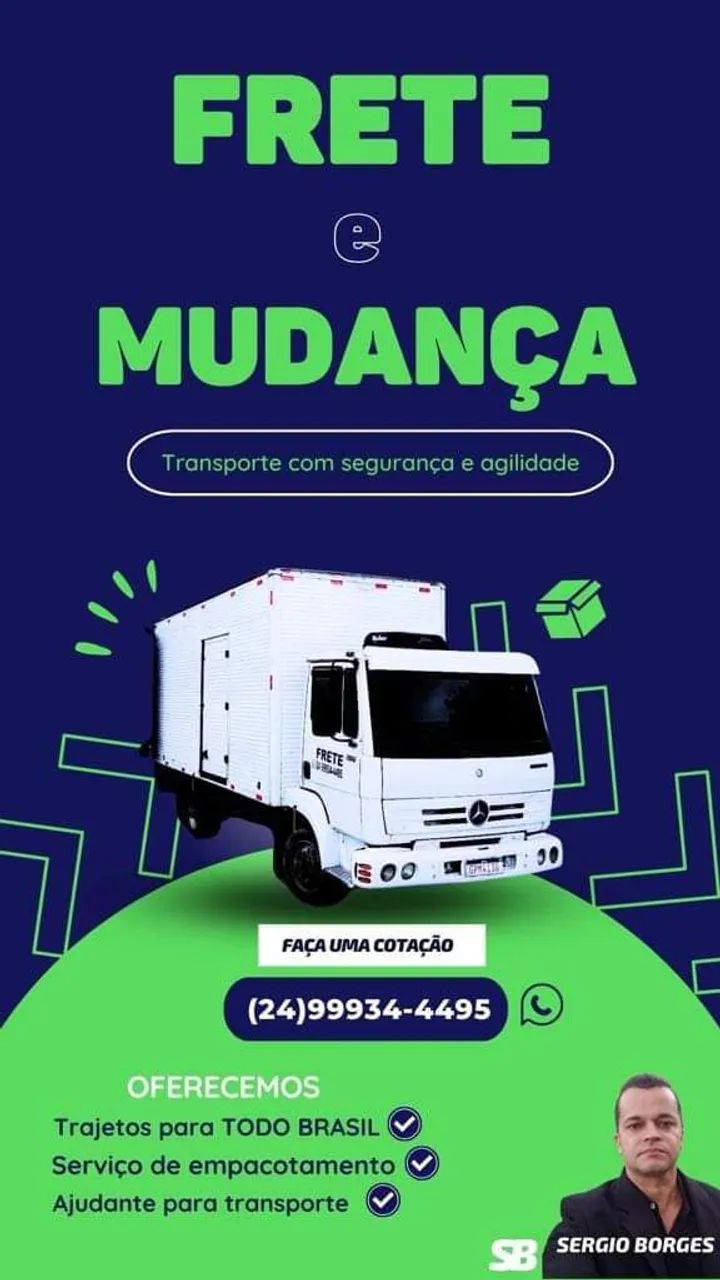 Mudança  e fretes e transporte *