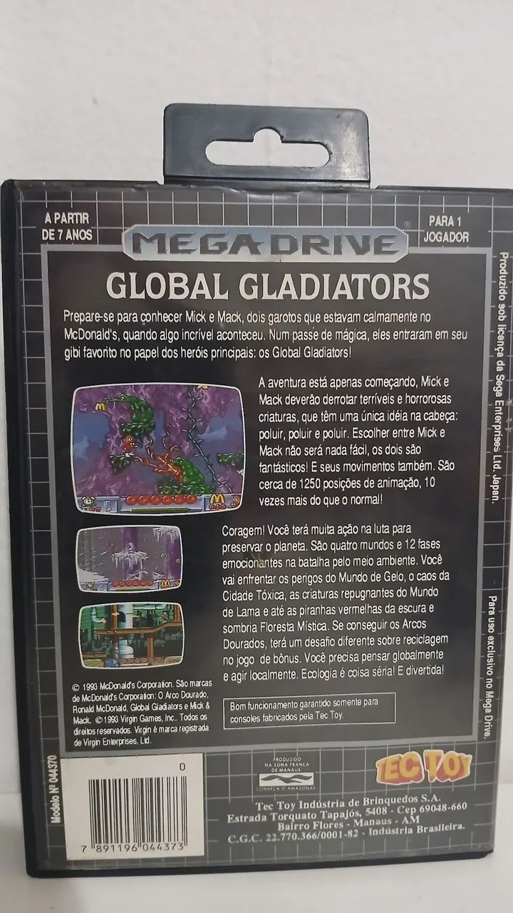 Global Gladiators mega drive - Foto 2