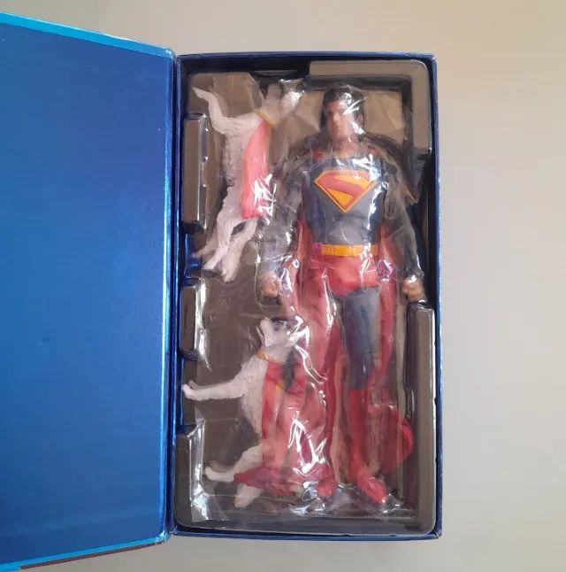 Fondjoy 1/9 superman com capa custom tecido e arames - Detalhe - Foto 3