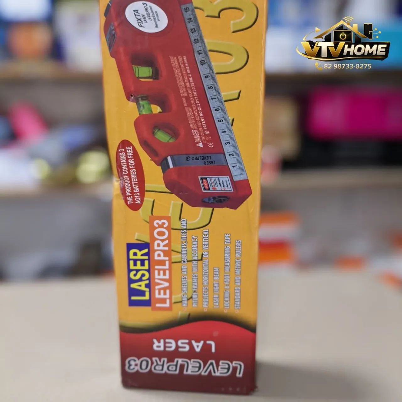 Nível a Laser Com Trena + Entrega Grátis  - Foto 2
