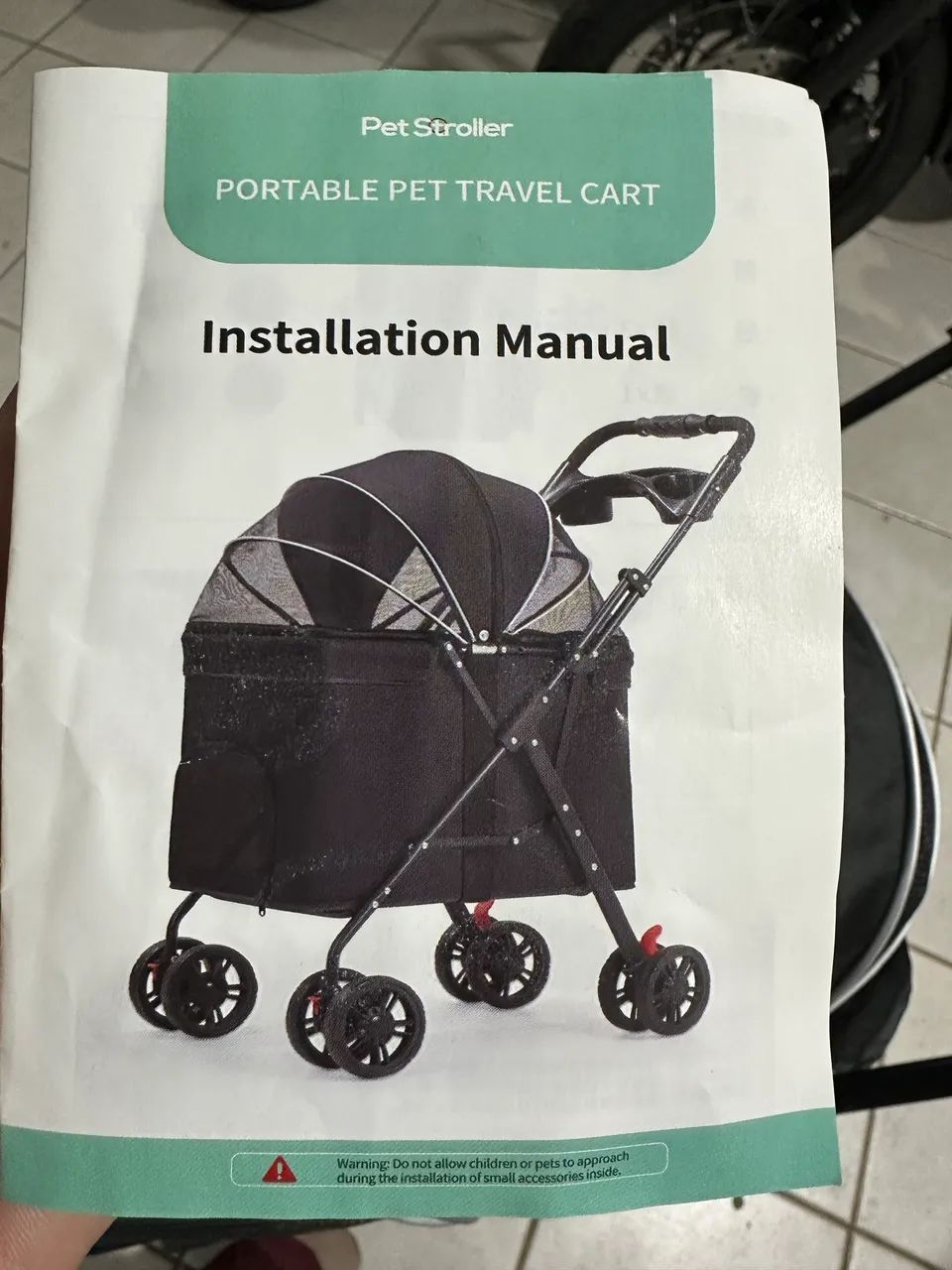 Carrinho de transporte Pet
