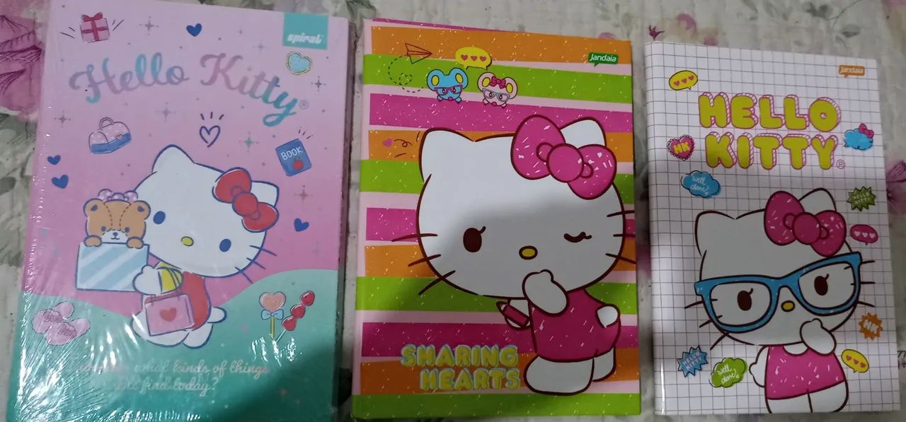 Itens de papelaria hello kitty - Foto 5