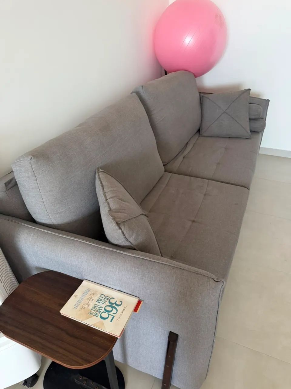 Sofá 4 lugares que vira cama - Foto 5