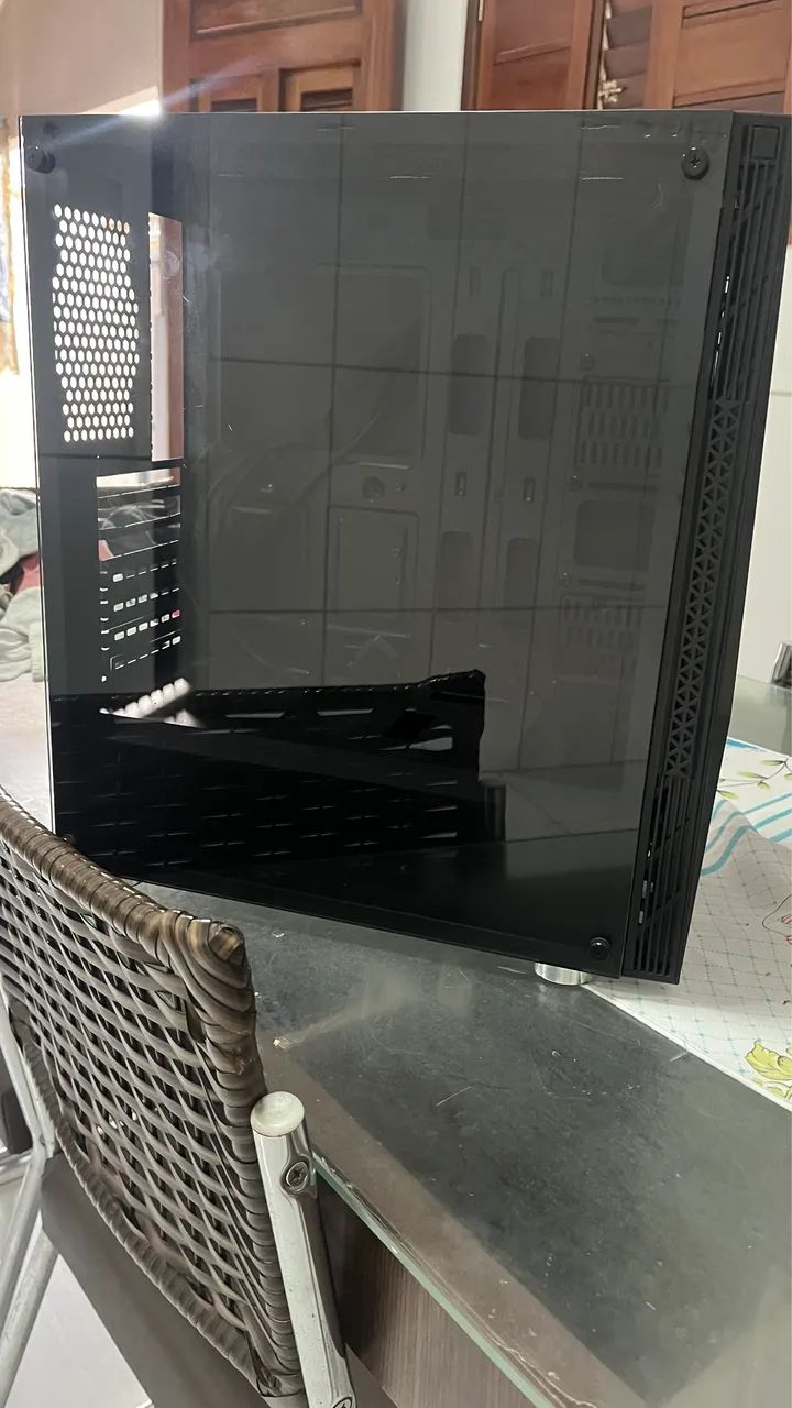 Gabinete pichau Komor LED RBG Lateral em vidro temperado - Foto 6