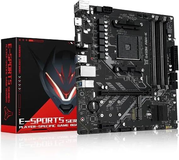 Placa-mãe nova Machinist B450M AM4 K - para AMD AM4