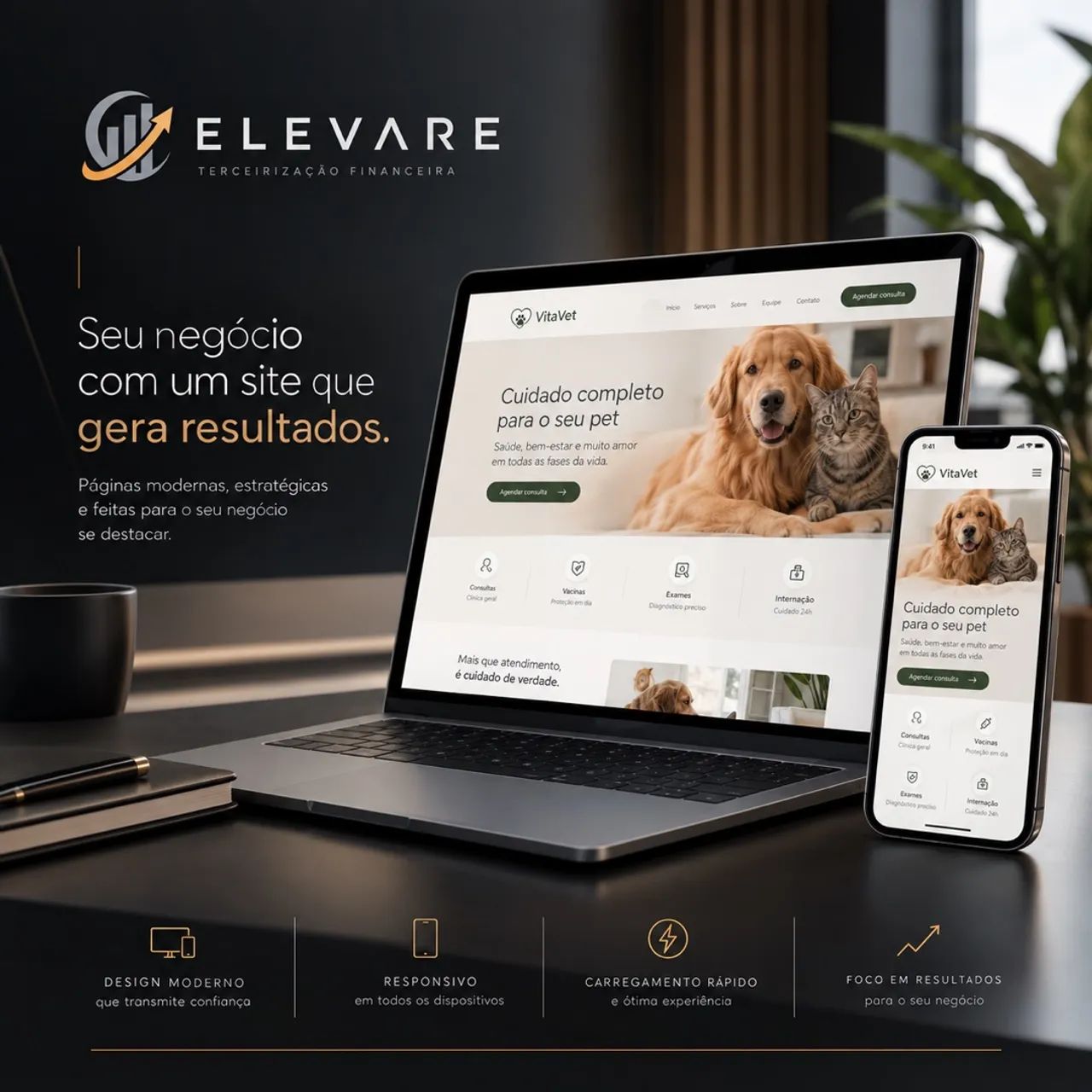 Site / página profissional para sua empresa 