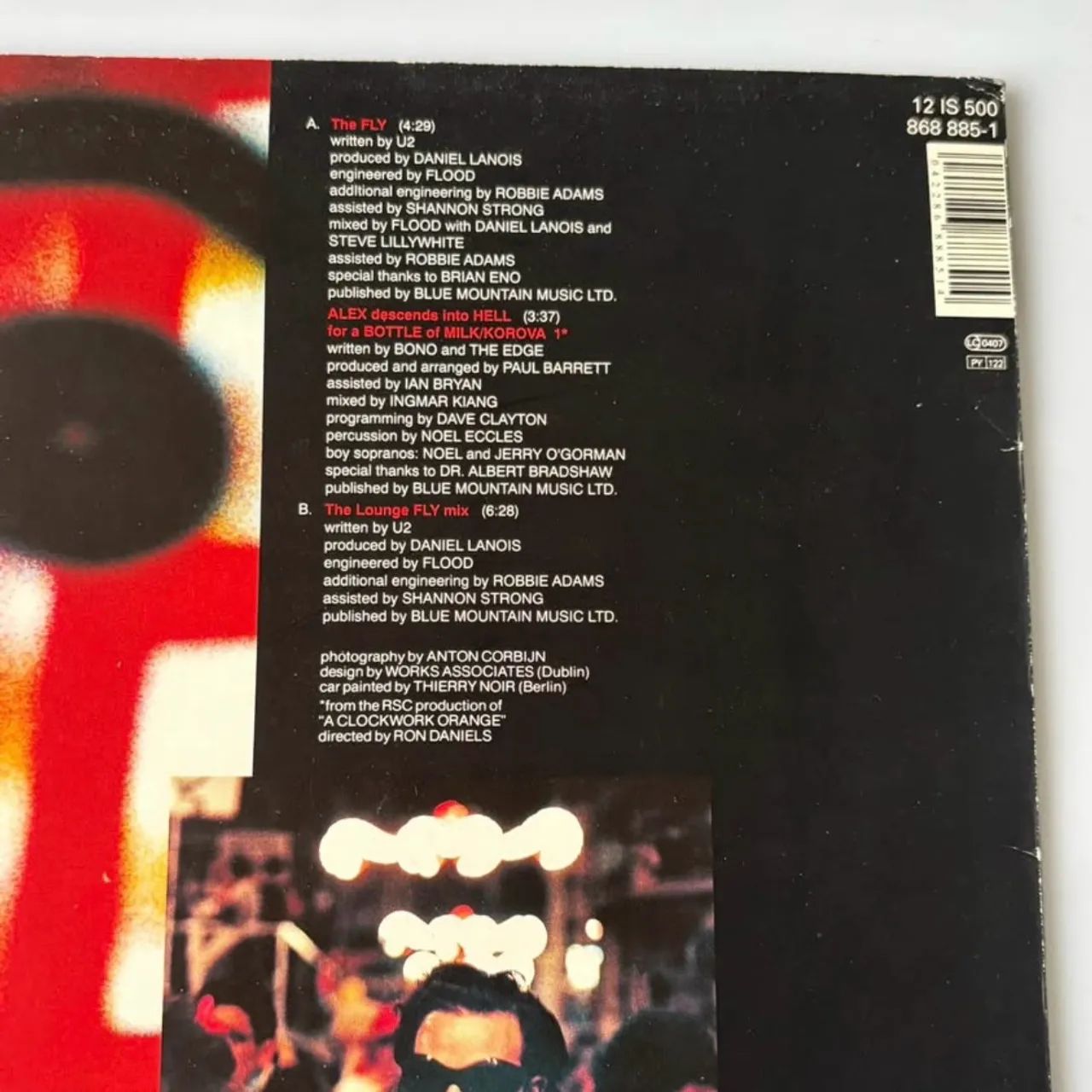 U2 The Fly Vinil Single 12 Polegadas Importado Inglaterra UK - Foto 3