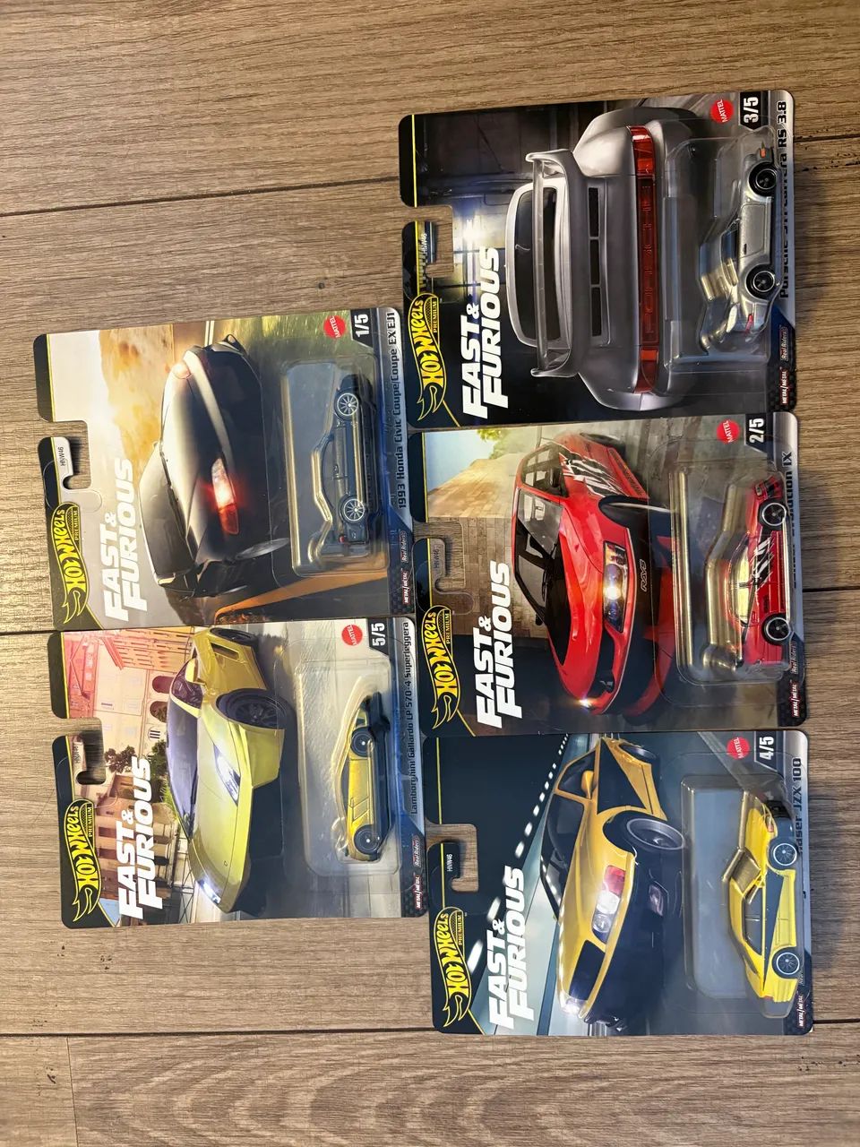 Set velozes e furiosos - Hotwheels 