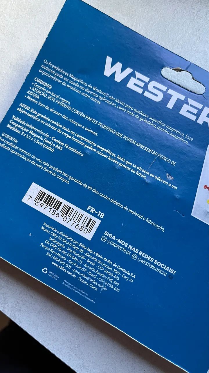 Prendedor magnético com ímã multi uso  - Foto 3