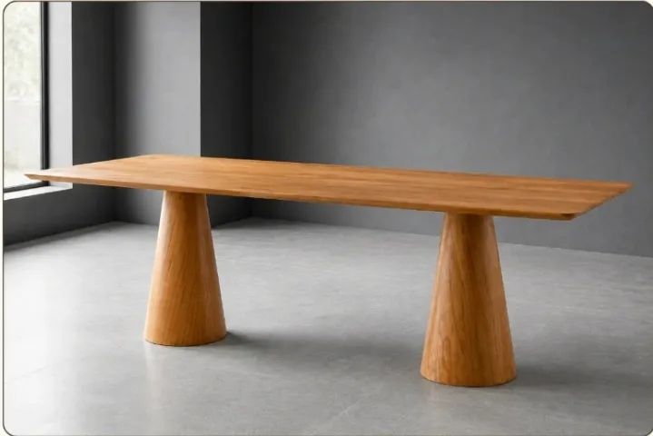 Mesa Lisianto 100% madeira 2,20m × 1,10m