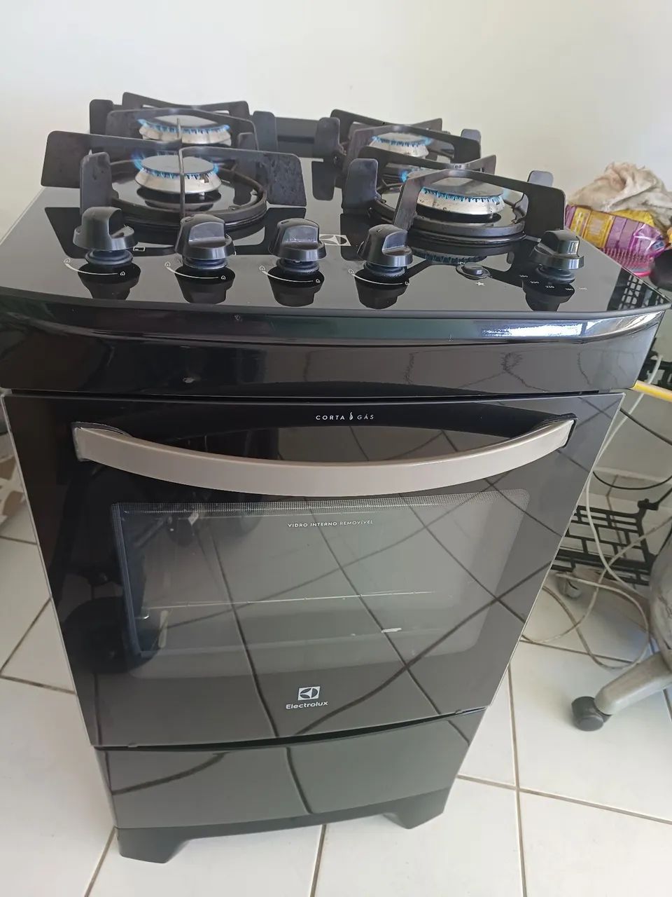 Fogão automático mesa de vidro  - Foto 4